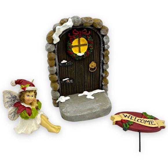 Other - New Christmas Garden Fairy Pixie - Door Holiday decorations figurine